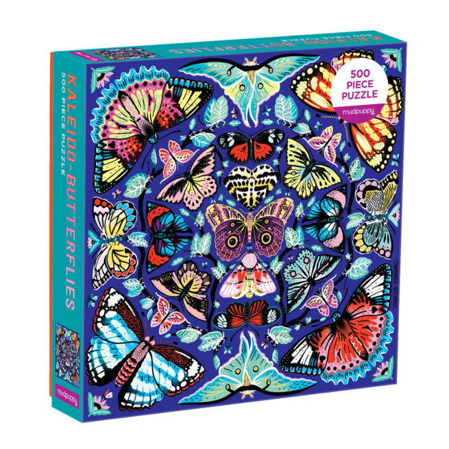 Mudpuppy 500 Pc Puzzle - Kaleido Butterflies