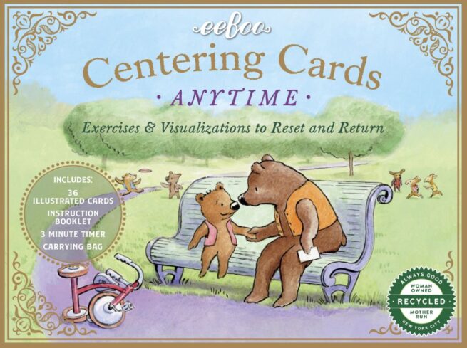 eeBoo Centering Cards - Anytime