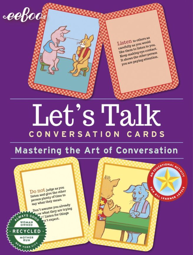 eeBoo Conversation Cards - Let's Talk