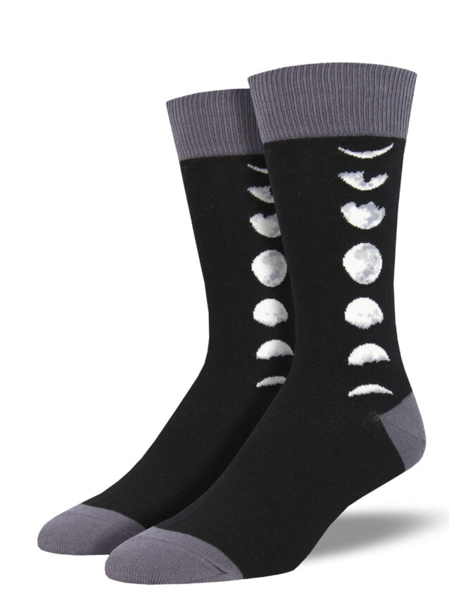 Socksmith Mens Socks - Just A Phase Black