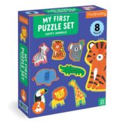 Mudpuppy My First Puzzle Set of 8 - Happy Animals
