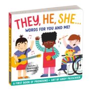 Mudpuppy Board Book - They, He, She ....
