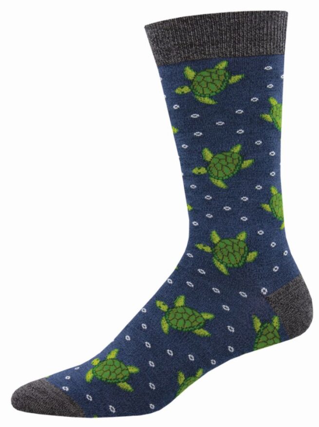 Socksmith Mens Socks Bamboo - Turtle Tales