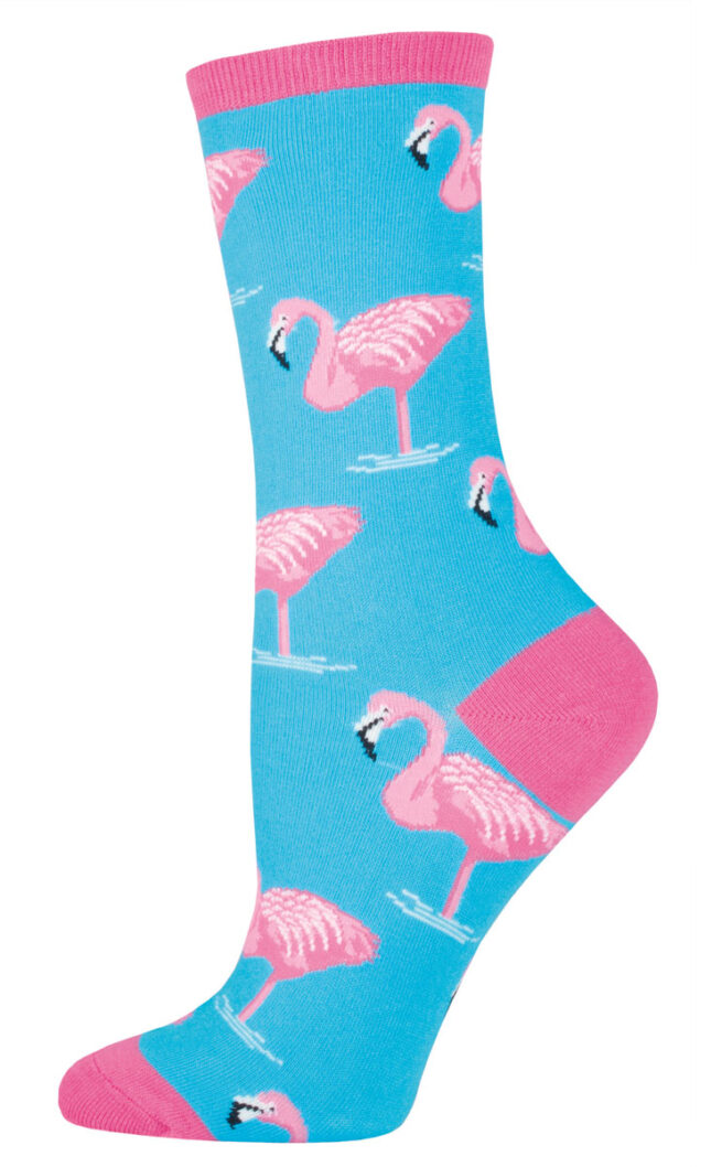 Socksmith Ladies Socks - Flamingo Sky Blue