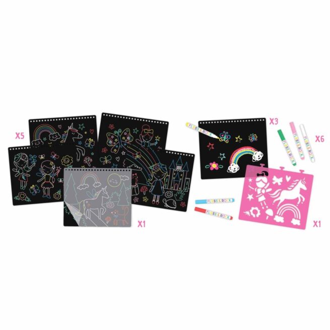 Floss & Rock Chalk Board Sketchbook - Rainbow Fairy - Image 2