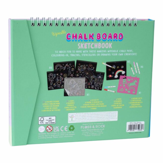 Floss & Rock Chalk Board Sketchbook - Rainbow Fairy - Image 3