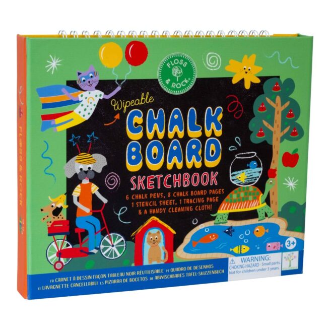 Floss & Rock Chalk Board Sketchbook - Pets
