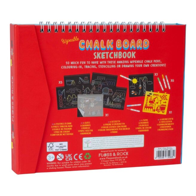 Floss & Rock Chalk Board Sketchbook - Construction - Image 3