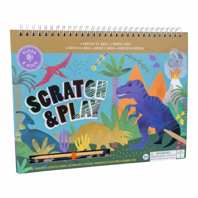 Floss & Rock Scratch & Play - Dinosaur