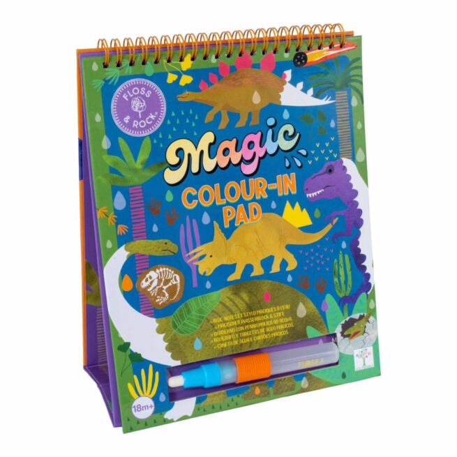Floss & Rock Magic Water Colouring Flipbook - Dinosaur