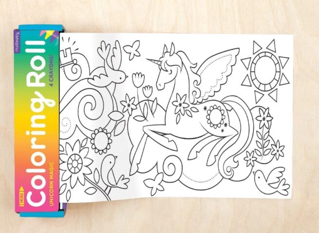 Mudpuppy Colouring Roll - Unicorn Magic - Image 2