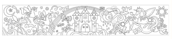 Mudpuppy Colouring Roll - Unicorn Magic - Image 3