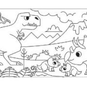 Mudpuppy Colouring Roll - Mighty Dinosaurs - Image 3