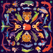 Mudpuppy 500 Pc Puzzle - Kaleido Wild - Image 2