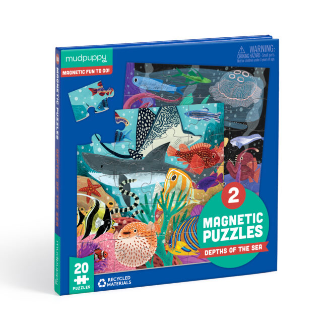 Mudpuppy 20 Pc Magnetic Puzzle - Depths of Seas