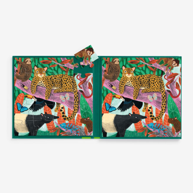 Mudpuppy 20 Pc Magnetic Puzzle - Jungle Safari - Image 3