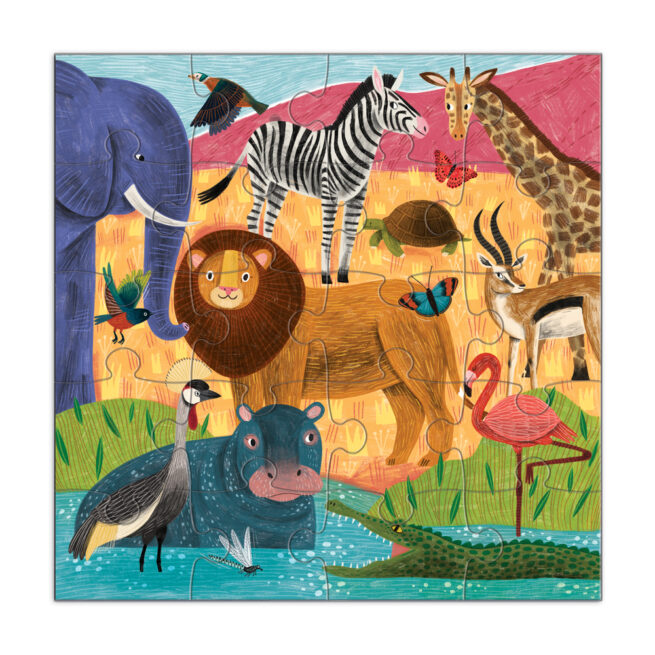 Mudpuppy 20 Pc Magnetic Puzzle - Jungle Safari - Image 5