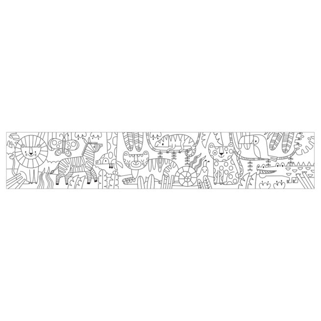 Mudpuppy Colouring Roll - Rainbow Animals - Image 2