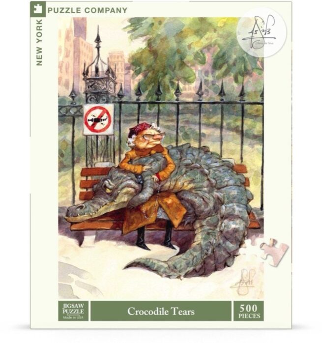 NYPC Peter de Sève 500 Pc Puzzle - Crocodile Tears