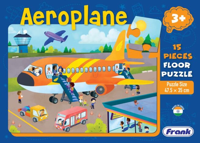 Frank Educational Floor Puzzle - Aeroplane