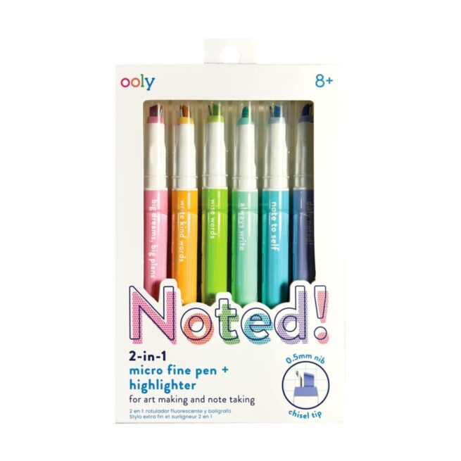 Ooly Markers – Noted! 2-in-1