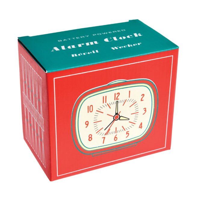 Rex London Retro Alarm Clock - Red