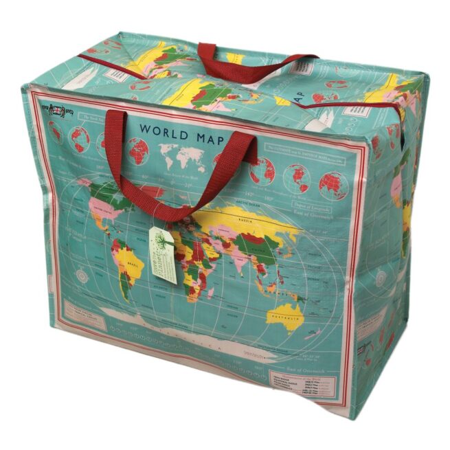 Rex London Jumbo Storage Bag - World Map