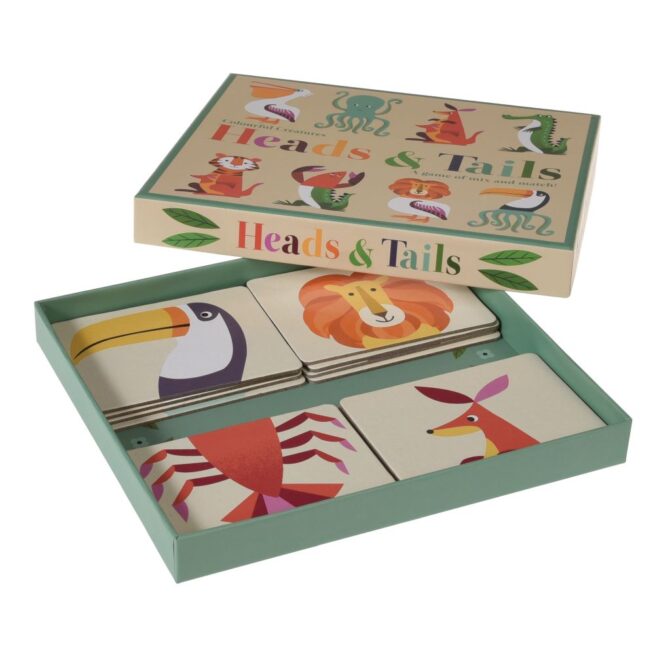 Rex London Heads & Tails Game Colourful Creatures - Image 2