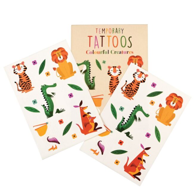Rex London Temporary Tattoos - Colourful Creatures