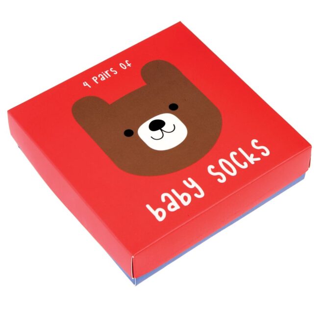 Rex London Baby socks 4 Pairs - Bear