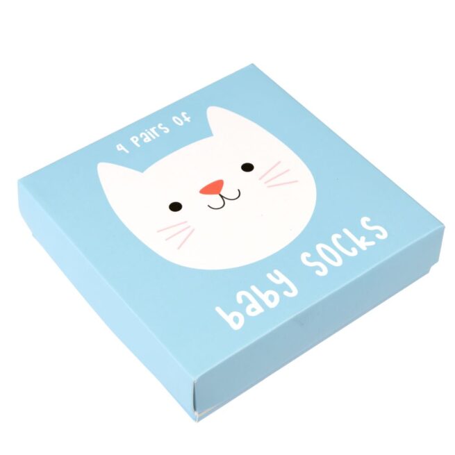 Rex London Baby socks 4 Pairs - Kitten