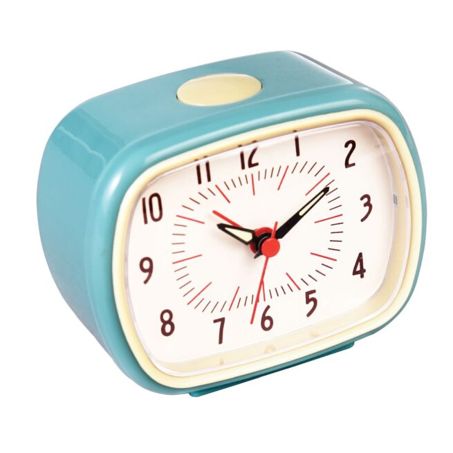 Rex London Retro Alarm Clock - Blue - Image 3