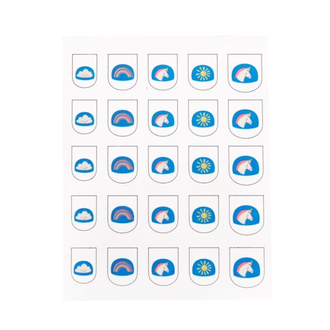 Rex London Child Nail Stickers - Magical Unicorn - Image 2