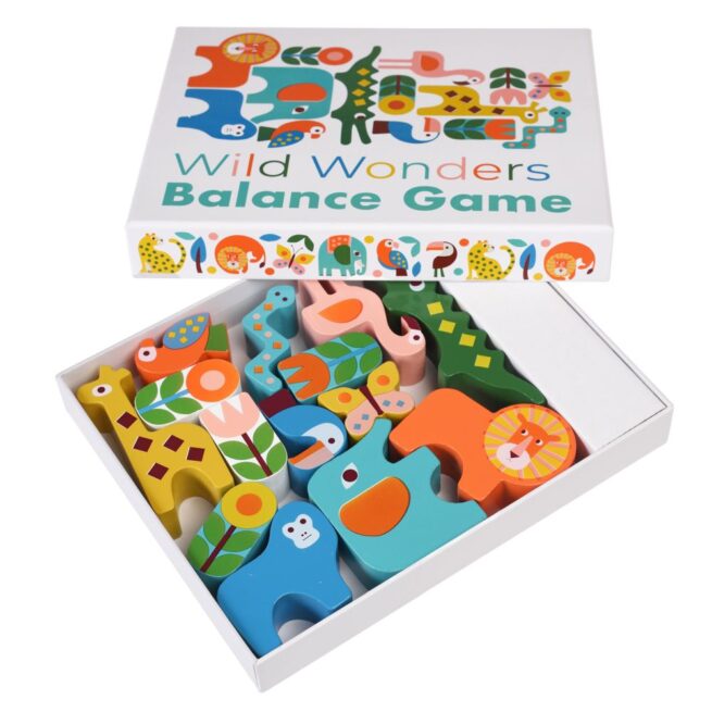 Rex London Wooden Toy –  Wild Wonders Balance Game - Image 3