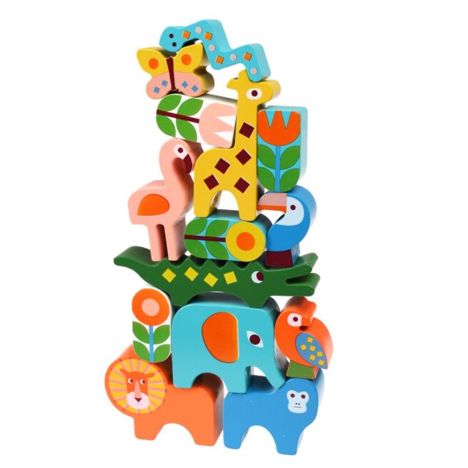 Rex London Wooden Toy –  Wild Wonders Balance Game - Image 4