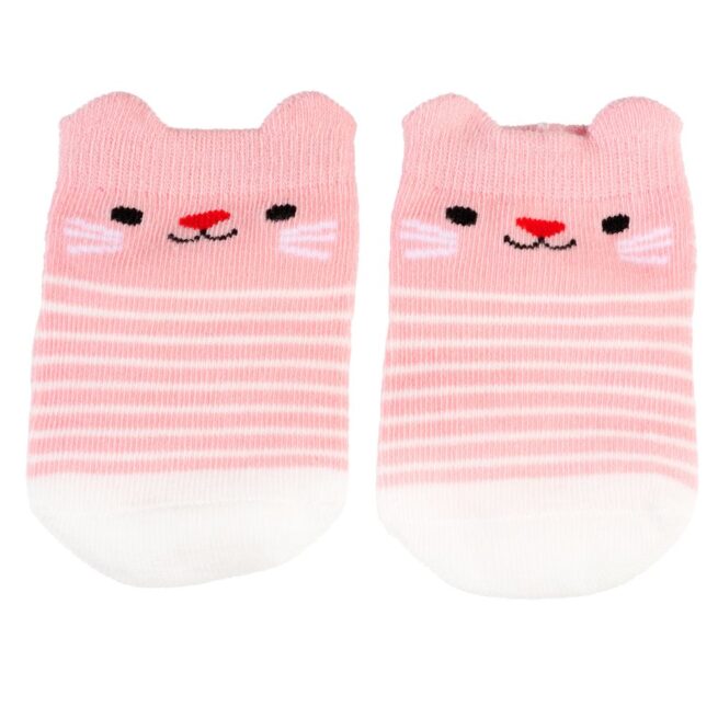 Rex London Pair of Baby Socks - Cat - Image 2