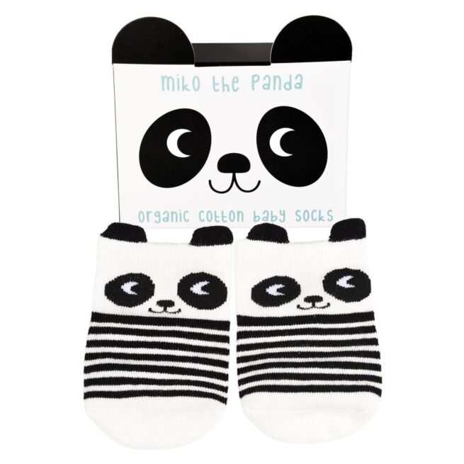 Rex London Pair of Baby Socks - Panda