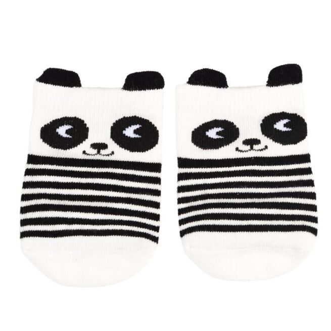 Rex London Pair of Baby Socks - Panda - Image 2