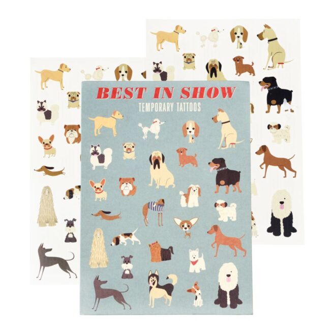 Rex London Temporary Tattoos - Dog Best in Show