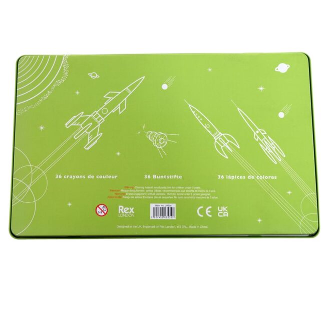 Rex London 36 Colouring Pencils - Space Age - Image 3