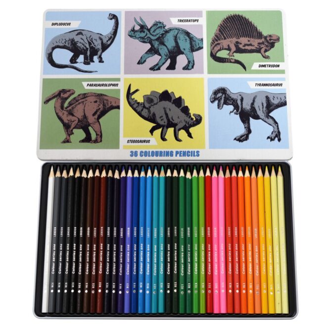 Rex London 36 Colouring Pencils - Prehistoric Land