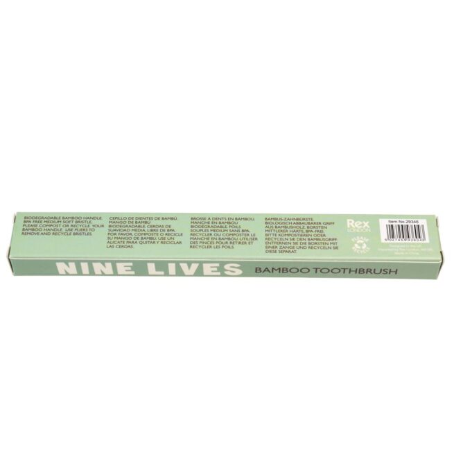 Rex London Bamboo Toothbrush - Nine Lives - Image 3