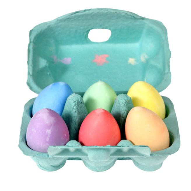 Rex London Six Coloured Chalk Eggs - Image 2