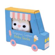 Rex London Pair of Baby Socks - Pink Owl