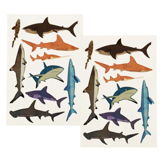 Rex London Temporary Tattoos - Shark - Image 2