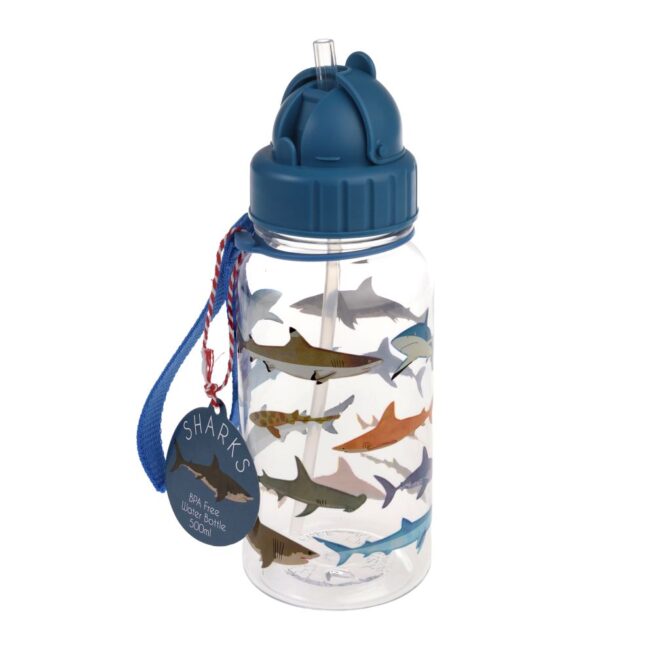 Rex London Child Water Bottle - Sharks - Image 2