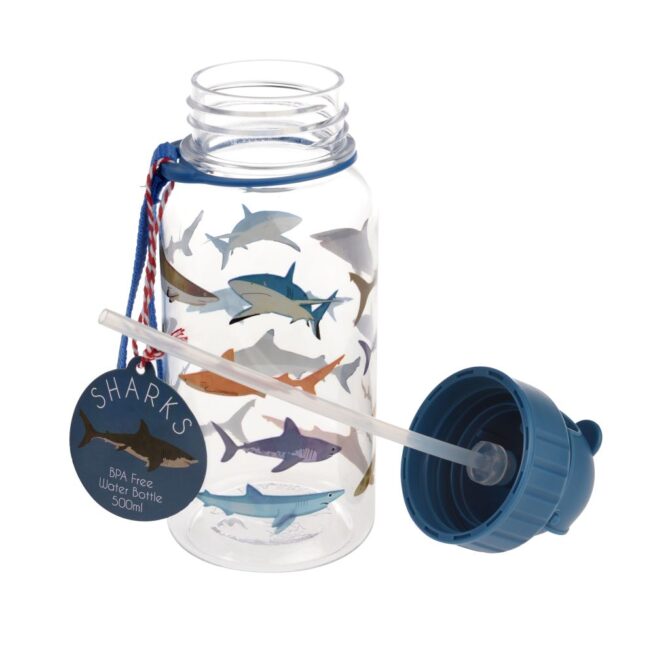 Rex London Child Water Bottle - Sharks - Image 3