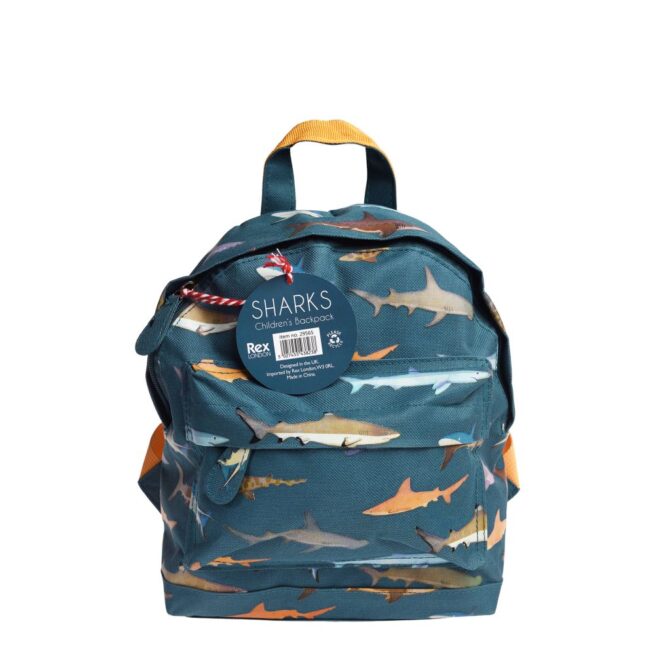 Rex London Mini Backpack - Sharks - Image 3