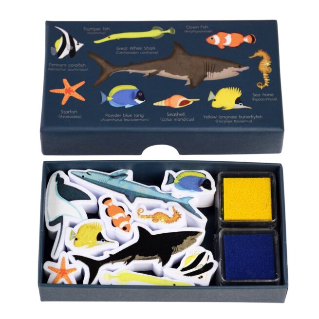 Rex London Set of Mini Stamps - Ocean - Image 2