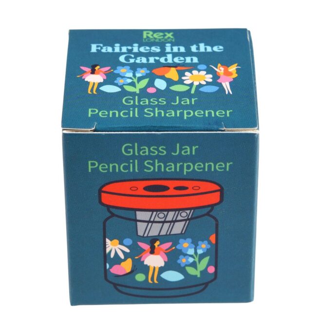 Rex London Glass Jar Pencil Sharpener - Fairies